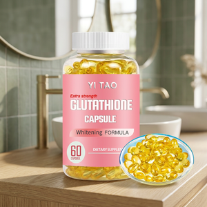 Cápsulas de Glutatión, Fórmula Blanqueadora Extra Fuerte, Suplemento Antioxidante para Aclarar la Piel, 60 Cápsulas – Saludable y Seguro - Product Image 1