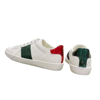 Chaussures de marche en cuir véritable blanc pour hommes et femmes, style designer, chaussures de sport plates, chaussures décontractées, baskets classiques à la mode