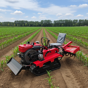 Micro-tracteur agricole à chenilles, moteur de base, motoculteur diesel électrique, choisissez ferme, verger - Product Image 5