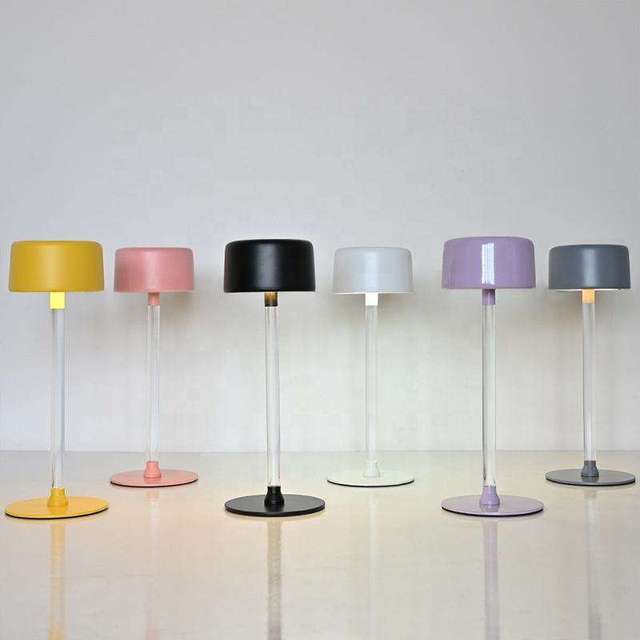 Nordic Restaurant Designer Macaron Cordless Dimming Magnetic Rechargeable Touch Table Lamp Birthday Gift