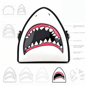 Sac à dos Ita personnalisé populaire en vente chaude, sac à dos en PU avec fermeture éclair imperméable, forme d'animal, sac à bandoulière, fenêtre transparente, affichage des épingles - Product Image 3