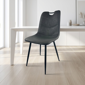 Muebles de Comedor, Silla de Comedor Minimalista Retro con Asiento Acolchado, Silla Contemporánea sin Brazos para Restaurante o Cafetería - Product Image 2