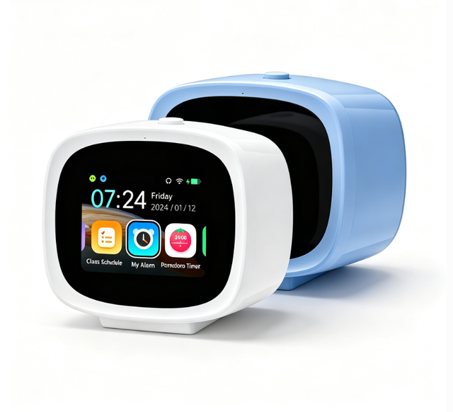 Gift Boys Girls AI Smart Alarm Clock WiFi Big Model Dialogue White Noise Story Player Bedside Table Clock World Time Health