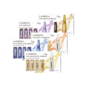 LANBENA anti envejecimiento producto oro 24k suero <span class=keywords><strong>cara</strong></span> ampolla de belleza envío gratuito - Product Image 5