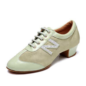 Chaussures de <span class=keywords><strong>danse</strong></span> latine pour femmes à lacets salle de bal rythme de Salsa moderne pratique d'enseignement chaussures de <span class=keywords><strong>danse</strong></span> de Performance professionnelle - Product Image 3
