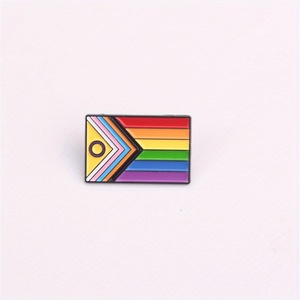 Pin de Esmalte con Degradado, Bandera del Orgullo, Corazón, Arcoíris, Broche de Progreso y Victoria, Insignia de Solapa, Metal Pintado con Impresión Tipográfica, Regalo - Product Image 5