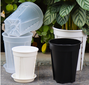 <b>Plastic</b> Plant Pots with Drainage Hole , Nursery <b>Planter</b> Breathable Flower for Indoor Outdoor - Product Image 5