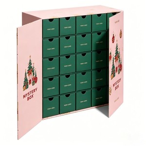 Scatola Sorpresa Misteriosa All'ingrosso, Set Calendario dell'Avvento Natalizio Personalizzato da 24 Giorni, Scatola Regalo <span class=keywords><strong>di</strong></span> <span class=keywords><strong>Natale</strong></span> e Capodanno con Inchiostro <span class=keywords><strong>di</strong></span> Soia - Product Image 5
