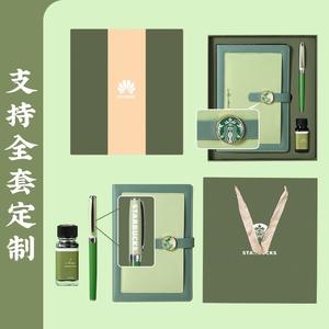 สมุดโน้ตโลโก้สตาร์บัคส์ ชุดของขวัญธุรกิจ ไร้สาย เข้าเล่มแบบเย็บกี่ ปรับแต่งได้ กระดาษสำนักงาน 80 แกรม  พร้อมบริการสลักชื่อ  สำหรับโปรโมชั่น - Product Image 4