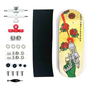 Mini Skateboard Professionnel 5 Couches en Érable, Design Double Kick, Étanche, Culture Urbaine, Prix Direct Usine - Product Image 4