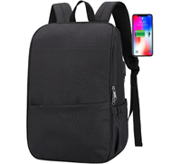 Sac à dos pour ordinateur portable professionnel avec port de charge USB, léger, pour voyage, antivol, pour le bureau et l'école