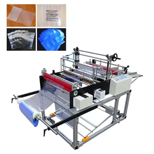 High Efficiency Plastic Bag Machines Auto Electrostatic Bag Heat Sealing Cold Cutting Bag Making Machine