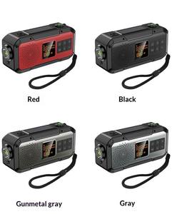 CE-gecertificeerde waterdichte campingradio, draagbare AM/FM oplaadbare <span class=keywords><strong>radio</strong></span> voor buitenactiviteiten zoals wandelen - Product Image 1