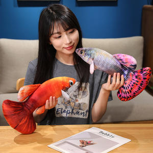 Juguete de peluche de pez Guppy realista, muñeca de pez ornamental de peces tropicales, recuerdo de Oceanario, almohada para el hogar, pez - Product Image 2