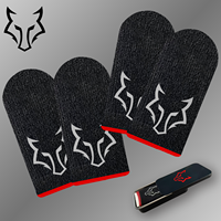 Manchon de Doigt pour Jeu Mobile, Cache-Doigt Écran Tactile Anti-Transpiration Sensible 0.3mm Ultra Fin pour Gaming
