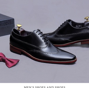 Chaussures en cuir de haute qualité pour hommes, design élégant et décontracté, confortables, souples, durables, pour un usage quotidien - Product Image 6