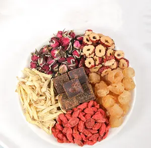 Gula coklat jahe jujube teh gula hitam jahe jujube teh panjang merah jujube goji berry mawar produsen grosir