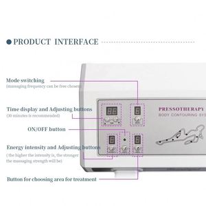 Presse à air Pressothérapie Drainage lymphatique Machine professionnelle <span class=keywords><strong>pour</strong></span> éliminer la fatigue <span class=keywords><strong>Appareil</strong></span> de pressothérapie amincissante - Product Image 3