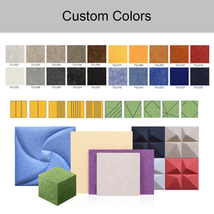 <span class=keywords><strong>Pannelli</strong></span> Acustici in Fibra di Poliestere PET per Sale Riunioni, Palestre, Ristoranti, Materiale Fonoassorbente per Soffitti - Product Image 4