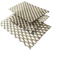 Malla Metálica Expandida de Níquel de 5 mm de Ancho, 2.8 mm de Espesor, Rosca de 0.8 mm, Plana de 0.5 mm de Grosor para Electrodos AEM