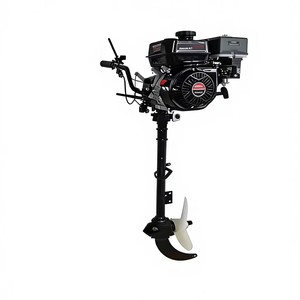 <strong>Outboard</strong> <strong>Jet</strong> <strong>Drive</strong> Lightweight Gasoline <strong>Outboard</strong> Engine 7.5HP 4 Stroke New with Tiller Handle for <strong>Small</strong> Dinghies and Tenders - Product Image 1