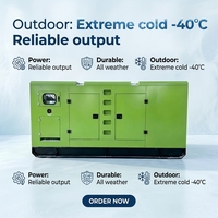 Générateur diesel silencieux triphasé 100KVA 120KVA 150KVA 50Hz 400V avec contrôleur numérique pour alimentation électrique