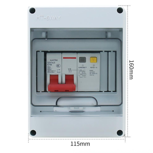 Boîtier étanche avec interrupteur à air (par défaut Delixi, d'autres marques peuvent être personnalisées) + boîtier étanche 5 circuits - Product Image 1