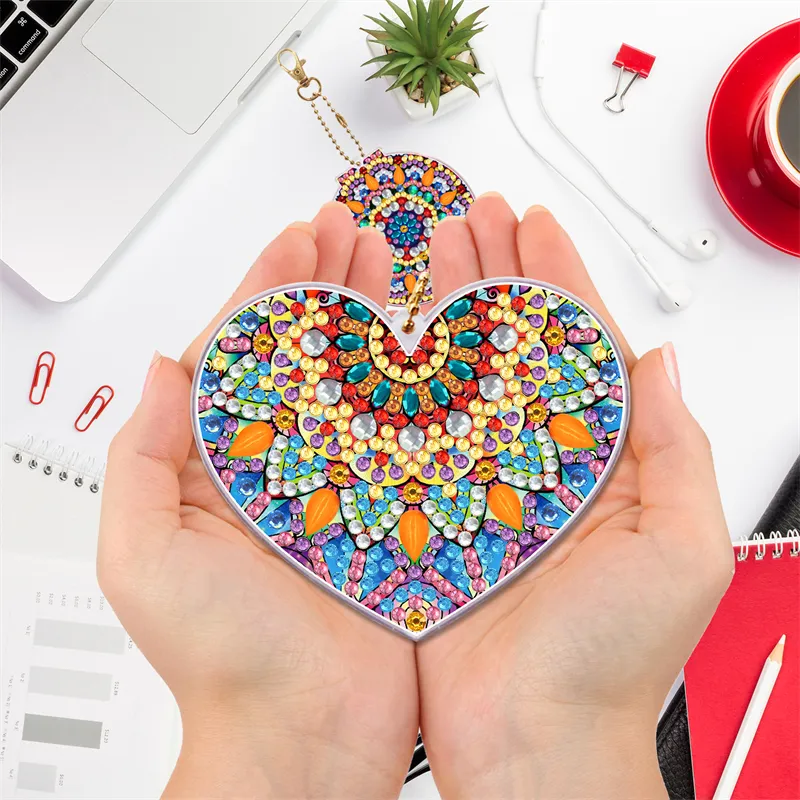 Hot-bán New DIY Trung Đông mô hình phong cách tuyệt đẹp cô gái món quà dễ thương Acrylic sơn kim cương Keychain với một mê cung trò chơi