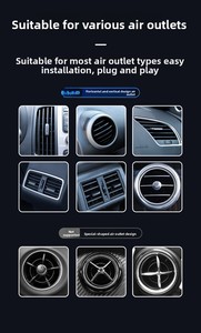 Soporte para Teléfono con Varilla Extensible Larga para Rejilla de Ventilación de Coche, Gancho de Pico de Águila, Bloqueo Automático por Gravedad, Estable 720 °   Soporte ajustable para teléfono con función de navegación - Product Image 6