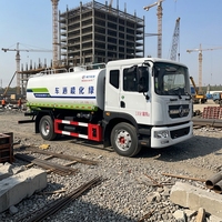 Camion arroseur diesel Euro 3 de 14,7 m avec réservoir en acier au carbone Q235, transmission automatique et canon à eau haute pression