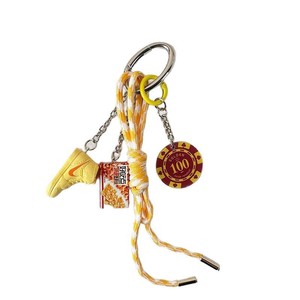 2025 Pendentif pour sac série MIU simple, style chaussure de sport, porte-clés DIY, vente en gros, fait main, décoration suspendue en corde d'escalade, tendance - Product Image 1