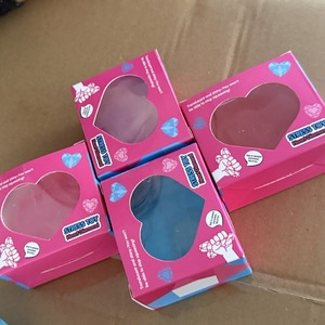 Jouet anti-stress en forme de cœur en sucre de malt à récupération lente, le plus vendu pour adultes, cadeau de relaxation avec options multicolores effet gemme - Product Image 3