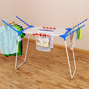 Kaymaz Tabanlı Dikdörtgen Şekilli Geri Çekilebilir <span class=keywords><strong>Metal</strong></span> Çamaşır Kurutmalığı Avrupa Tipi İç Mekan Balkon Teleskopik Hareketli Çamaşır Askılığı - Product Image 2