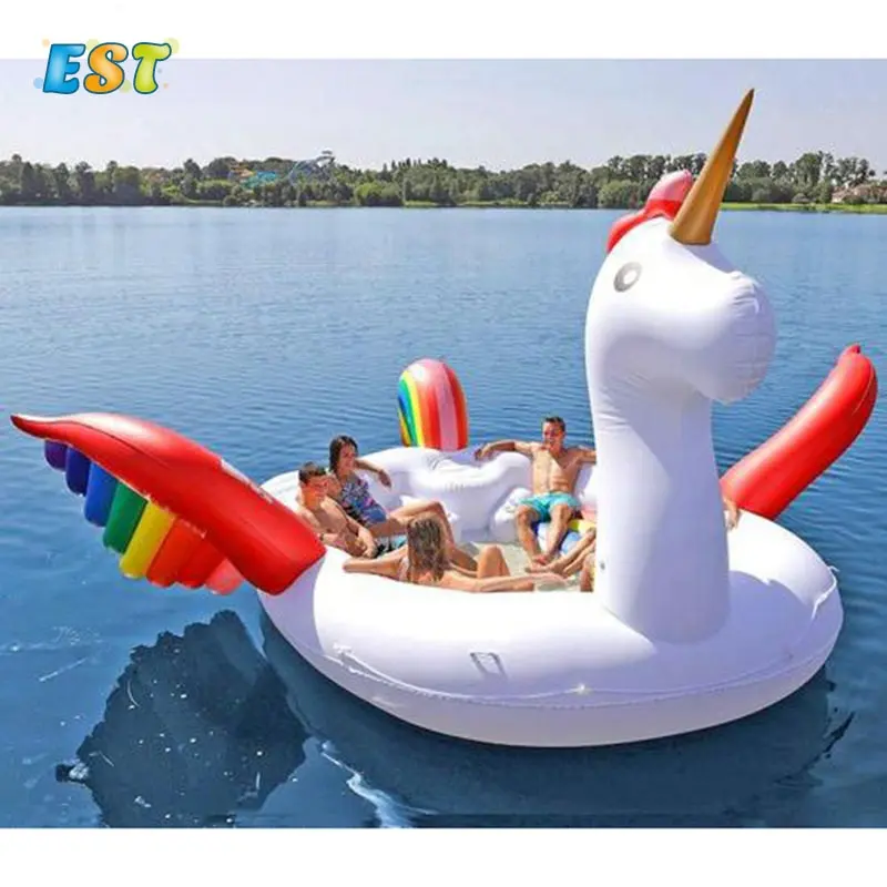 Hot selling water toy inflatable flamingo float toy inflatable water pool toys floating pool games