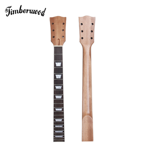 Guitarra Eléctrica cuello con diapasón Okoume LP guitarra cuello brillante naturaleza acabado satinado <span class=keywords><strong>Amazon</strong></span> Venta caliente - Product Image 1