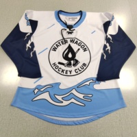 Maillot de hockey sur glace personnalisé à manches longues, 100% polyester, respirant, séchage rapide, uniforme d'équipe imprimé, hommes, femmes, adultes, OEM