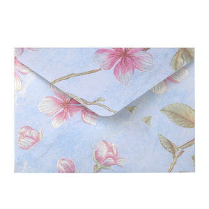 Enveloppe Yunjin en brocart à motif floral, style occidental épaissi, pour cartes d'invitation - Product Image 5