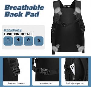 Mochila Táctica de Mezclilla Anti-Robo, Negra, Pequeña, con Forro de Nailon, Unisex - Product Image 6