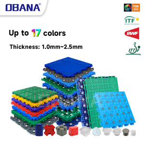Bádminton modular antideslizante multifunción/<span class=keywords><strong>cancha</strong></span> <span class=keywords><strong>de</strong></span> baloncesto entrelazada para exteriores, baldosas <span class=keywords><strong>de</strong></span> plástico PP PVC, absorción <span class=keywords><strong>de</strong></span> impacto - Product Image 5