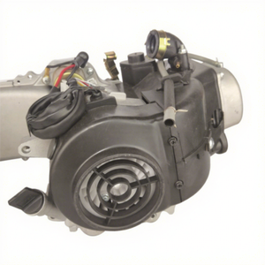 Nouvel ensemble moteur complet GY6 <span class=keywords><strong>50cc</strong></span> 80cc monocylindre, carter court 40 cm pour <span class=keywords><strong>scooter</strong></span> et cyclomoteur à roue <span class=keywords><strong>de</strong></span> 10 pouces, remplacement <span class=keywords><strong>de</strong></span> courroie 669 - Product Image 5