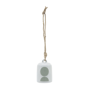 Campanella in ceramica per decorazioni da giardino, patio, veranda, da appendere. - Product Image 1