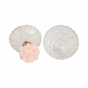 Bottiglia decorativa in vetro con coperchio a forma di fiore in pietra rosa per decorare la casa, il soggiorno, la camera da letto e la sala da pranzo - Product Image 6