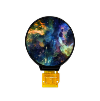 SPI LVDS tampilan lcd bulat kenop bulat 1.28 1.6 2.1 2.8 3.4 3.6 4.0 5.0 RGB 1080*1080 tft ips lingkaran