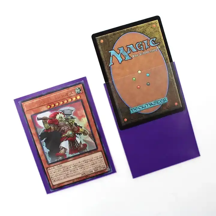 Vendita calda premium Yugioh MTG Custom TCG Dragon Shield transazione testurizzato maniche opache