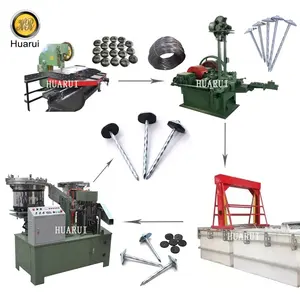 Automatic Rubber Washer Assembly Machine For Making Rubber Washer Roofing Nails