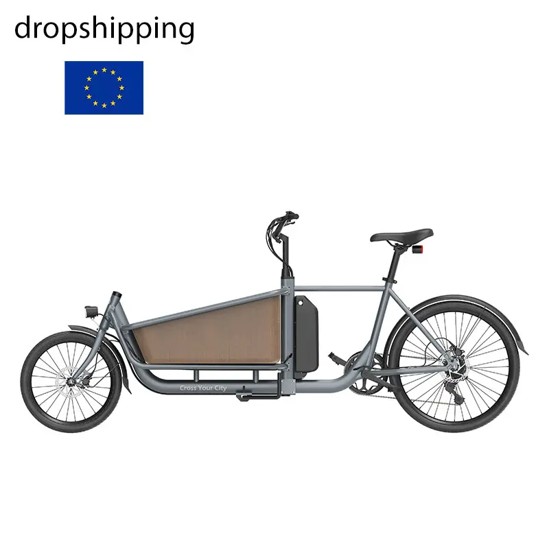 US EU Warehouse ADO 2 ruote bici da carico elettrica ebike Family Bicycle sur ron Electric Hybrid City Road e Bike ebike Cargo