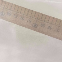 Howmay 100% Pure Zijde Stof 5.5 M/m 55 "Cm 140Cm Witte Zijde Chiffon Transparante Zachte Stof Voor Verven of Afdrukken