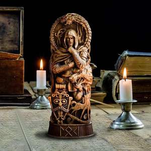Personnalisable vente en gros de dieux nordiques en résine artisanat mythologique légendes statue ornements maison et étude décorations - Product Image 4