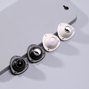 O'Leeford Swivel Casters Black And White 40 Kg Load Capacity Easy Installation Furniture Wheels - Product Image 1