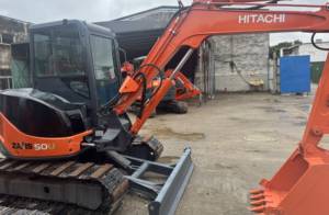 รถขุดฮิตาชิ ZX50U-3 มือสองคุณภาพสูง ขนาดเล็ก 5 ตัน รถขุดตีนตะขาบ ชั่วโมงการทำงานต่ำ ไม่ต้องซ่อมบำรุงใหญ่ ขายด่วน - Product Image 2